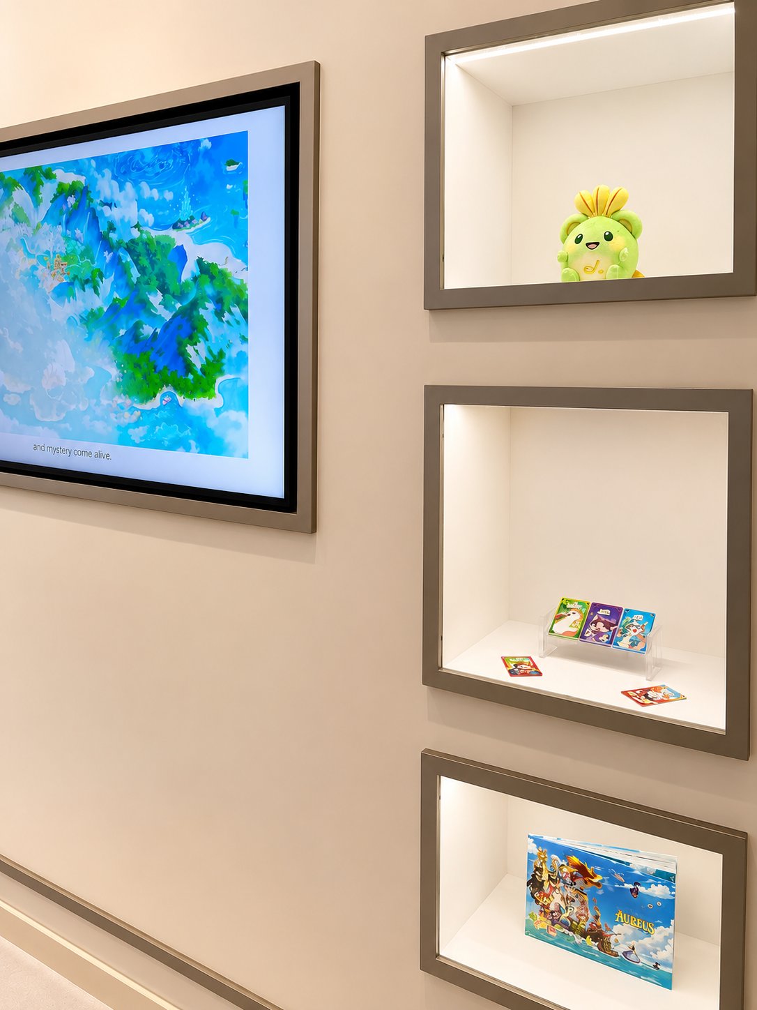 Aureus Music Academy Display Wall, Map Screen, Springs Souk