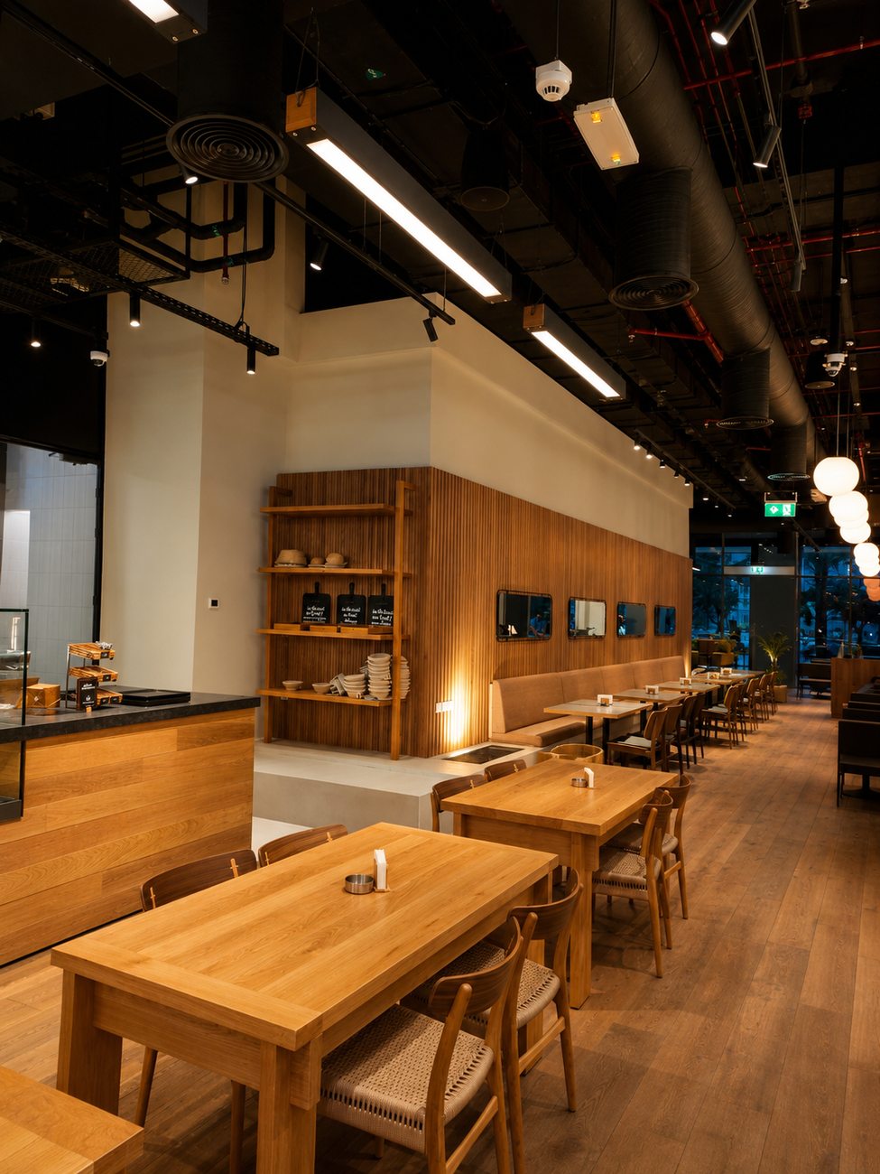 BarTartine — Dining Area & Shelving