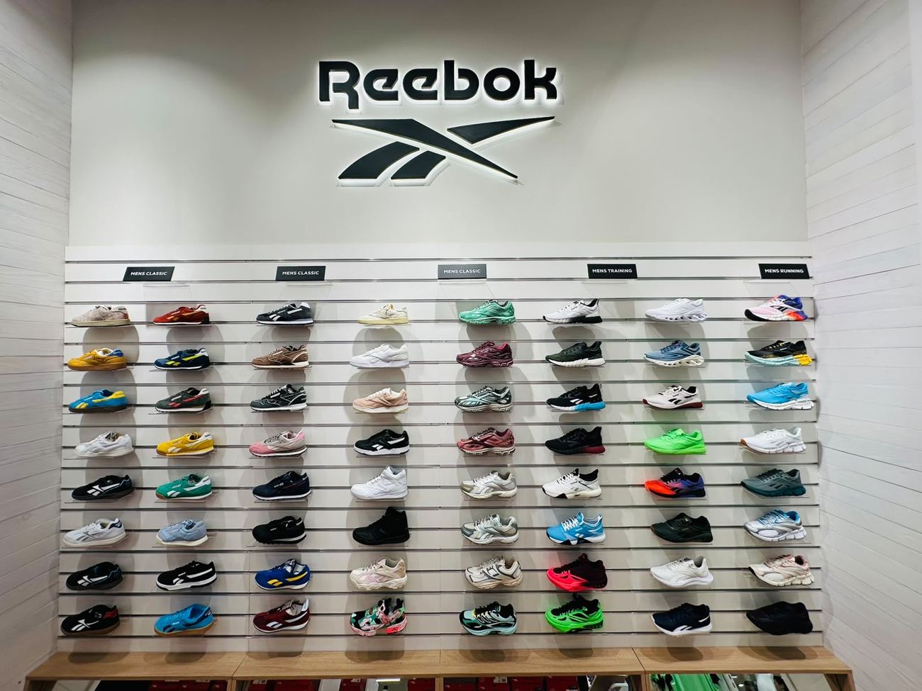 Reebok Footwear Wall