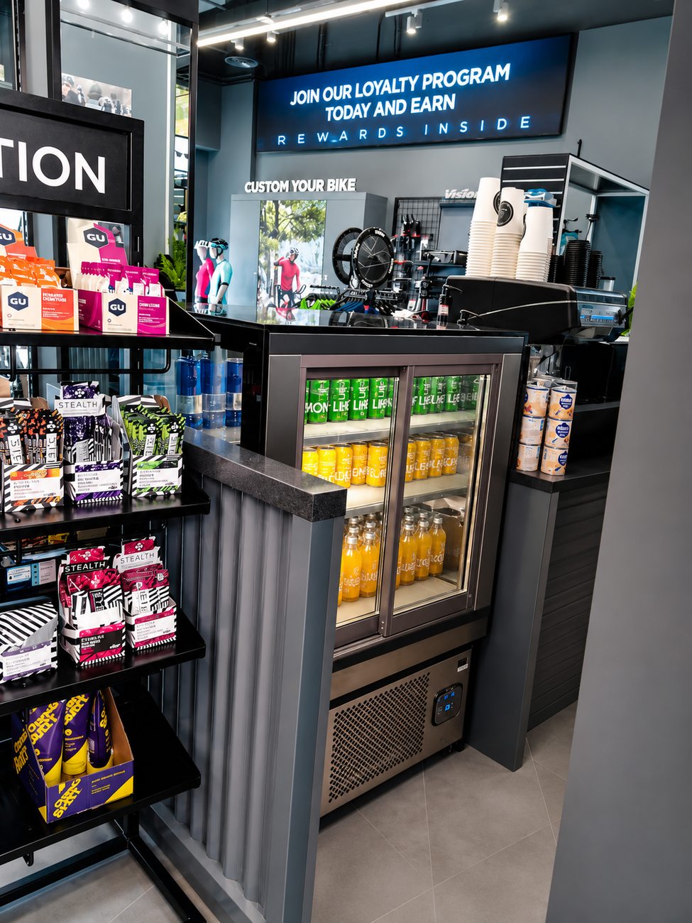 Beyond The Bike — Al Zeina fit-out by Davies Group UAE