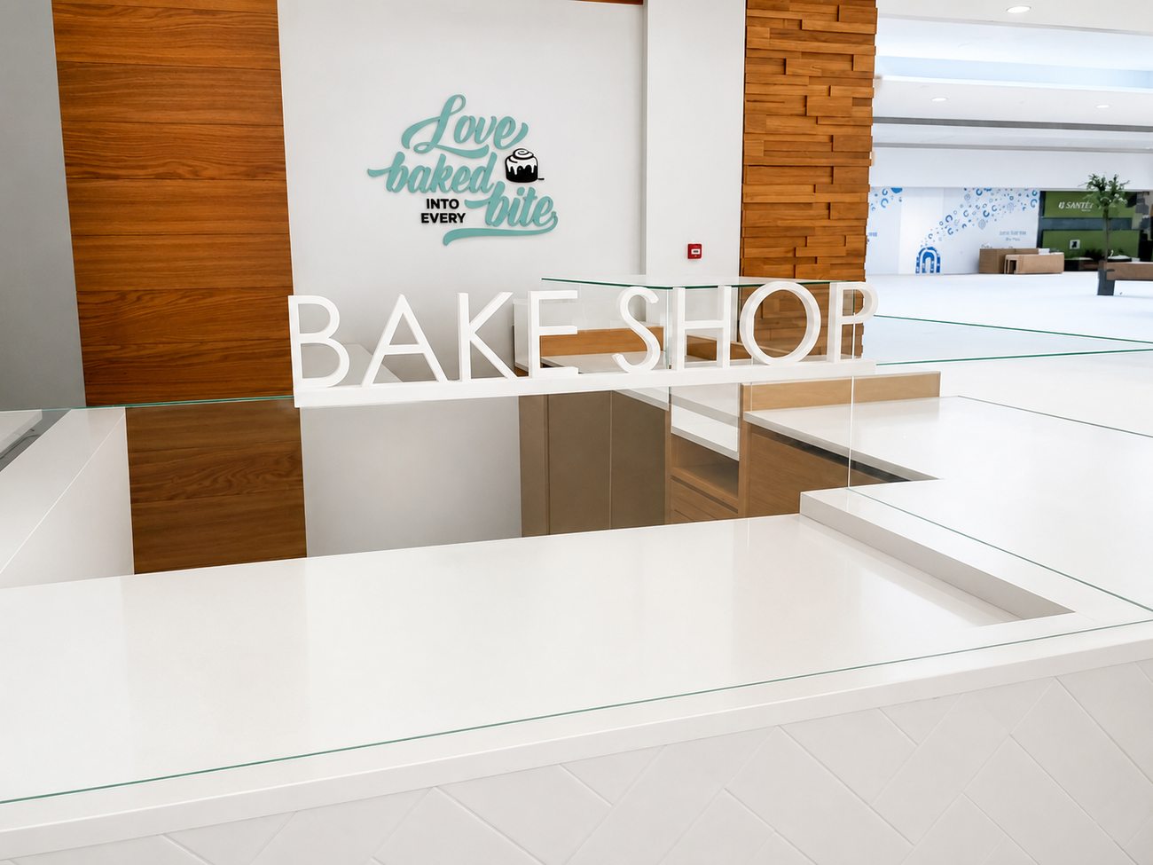Bake Shop Counter Detail, Cinnabon, Ajman City Centre