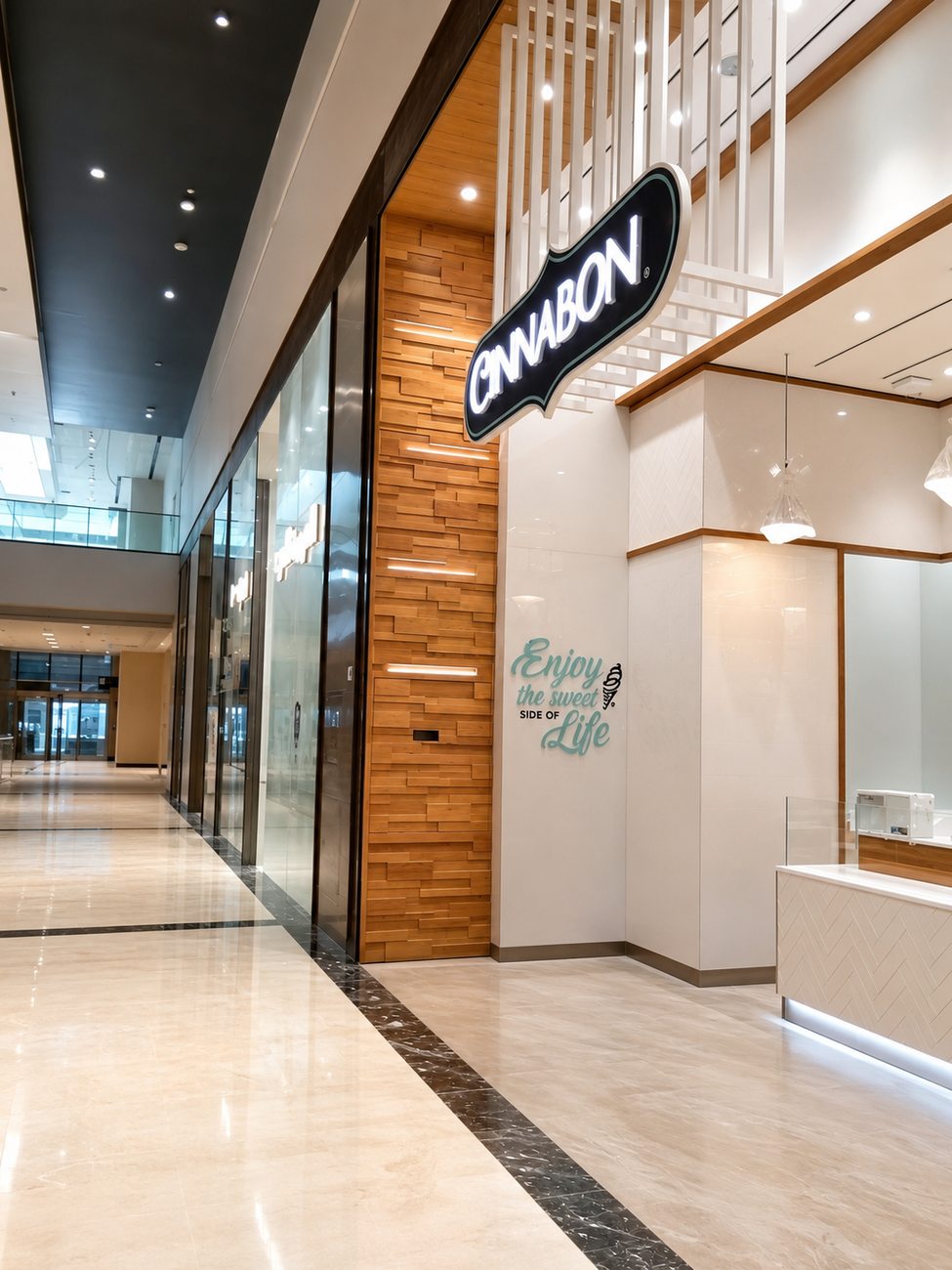 Mall Corridor View, Cinnabon, Ajman City Centre