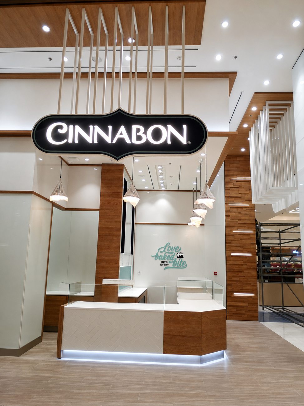 Storefront & Pendant Lighting, Cinnabon, Ajman City Centre