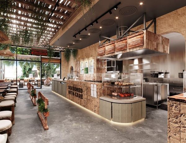 Flavour Fields interior design concept visual, second view, by Davies Group UAE