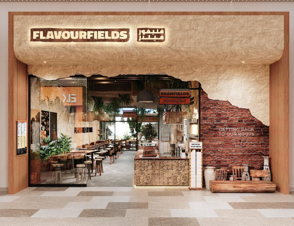 Flavour Fields interior design concept visual by Davies Group UAE