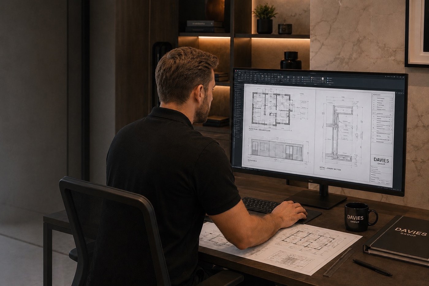 Davies Group technical CAD and architectural drawings