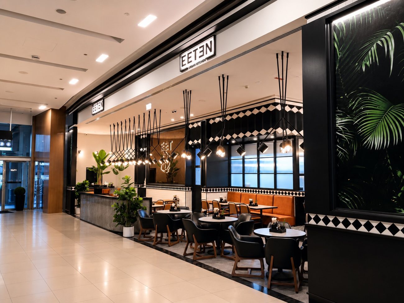 EETEN Urban Kitchen — Storefront, Atrium Entrance