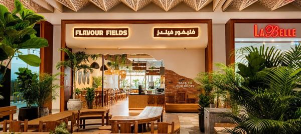 Flavour Fields storefront, Dubai Galleria Mall Jumeirah by Davies Group UAE
