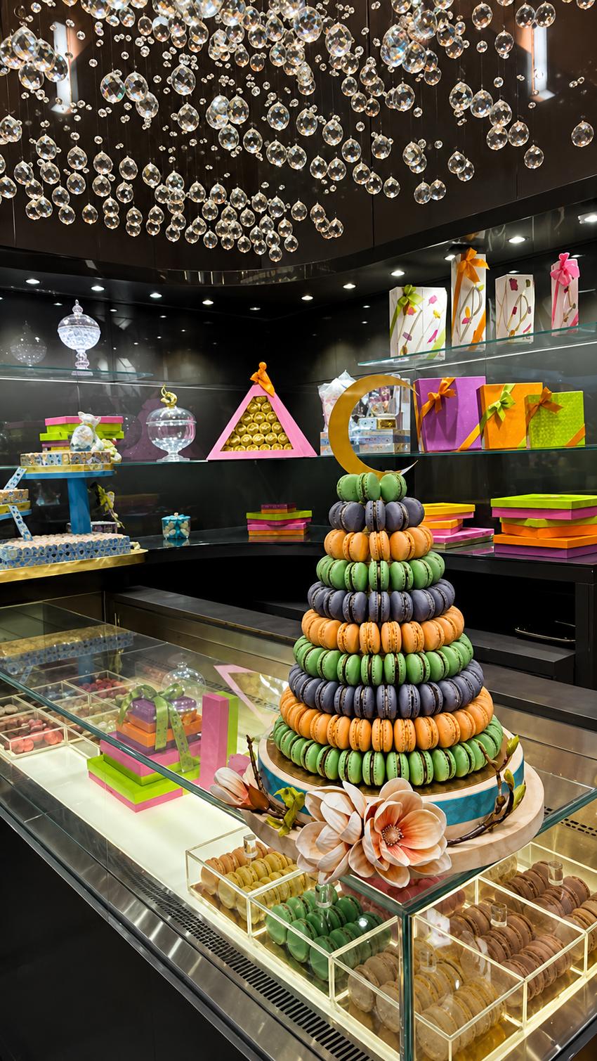 Macaron Tower Display
