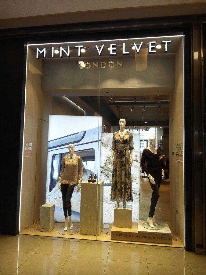 Mint Velvet London Storefront, Dubai Marina Mall