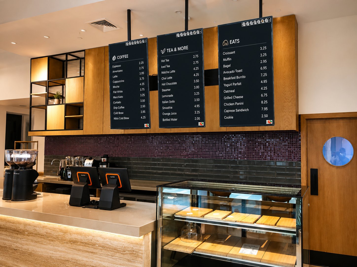 MORE Cafe Menu Boards, Coffee, Tea and Eats, Dubai World Trade Centre