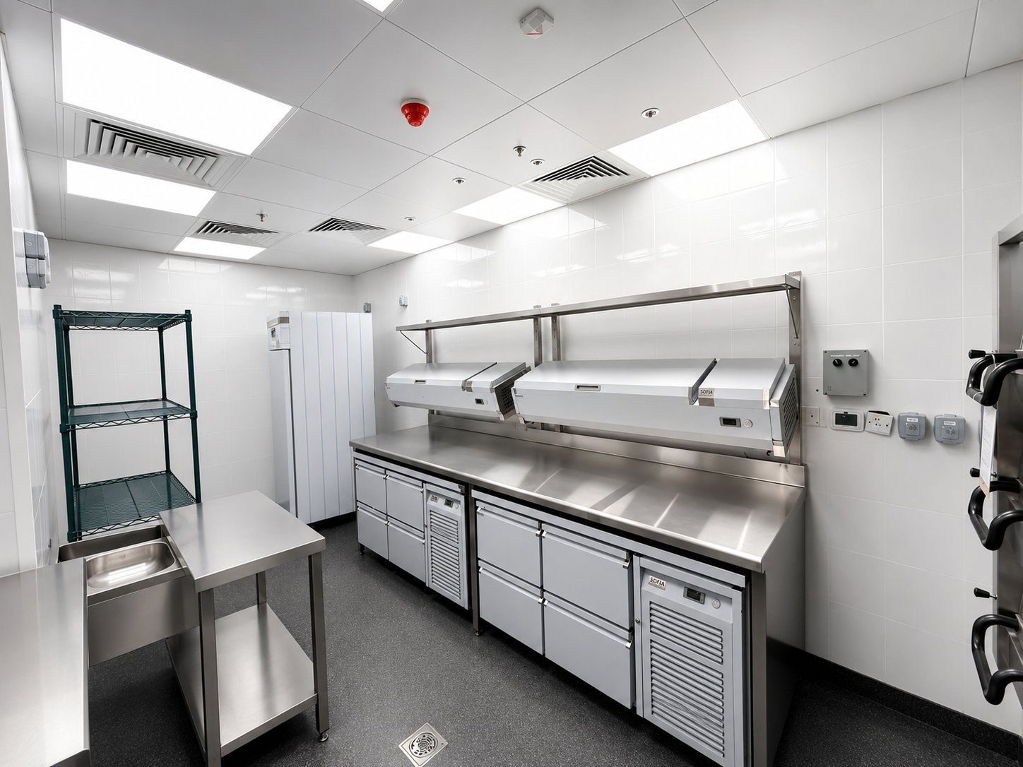 Pitfire Pizza Back-of-House Kitchen Prep Station, Dubai Hills