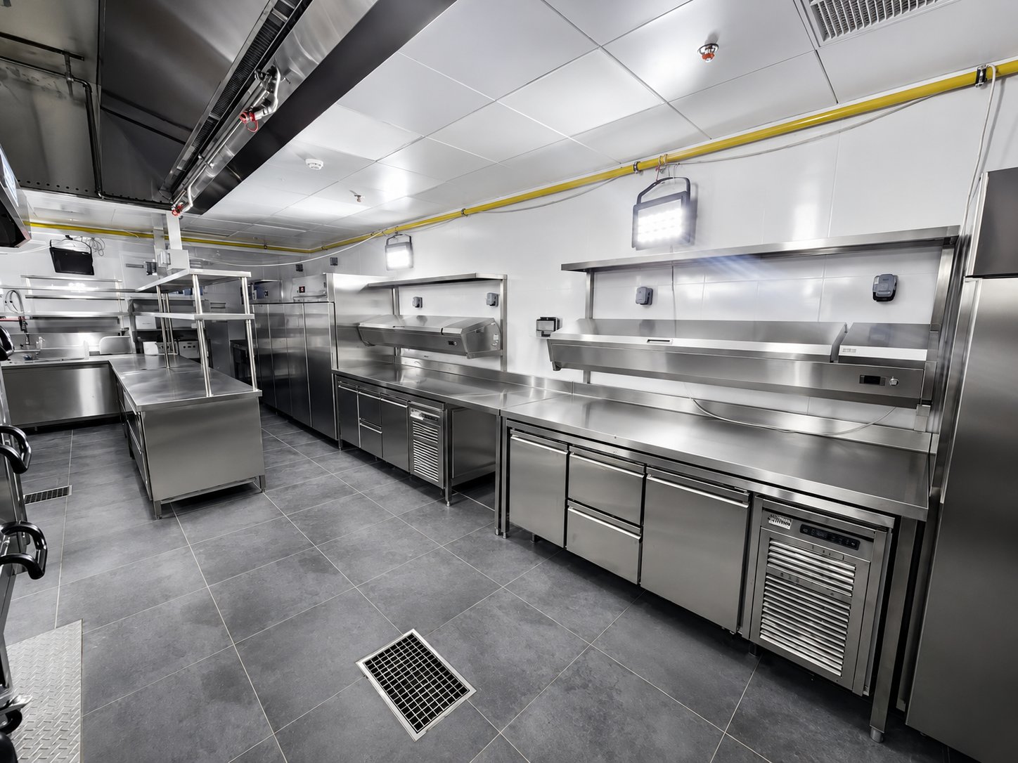 Pitfire Pizza Back-of-House Kitchen, Wide View, JVC, Dubai