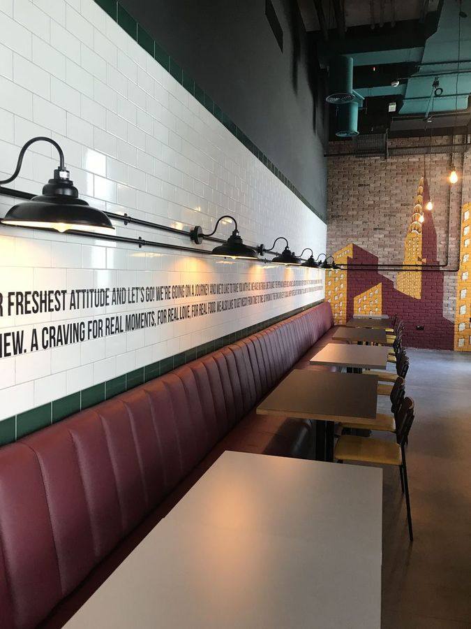 Roadster Diner — Booth Seating