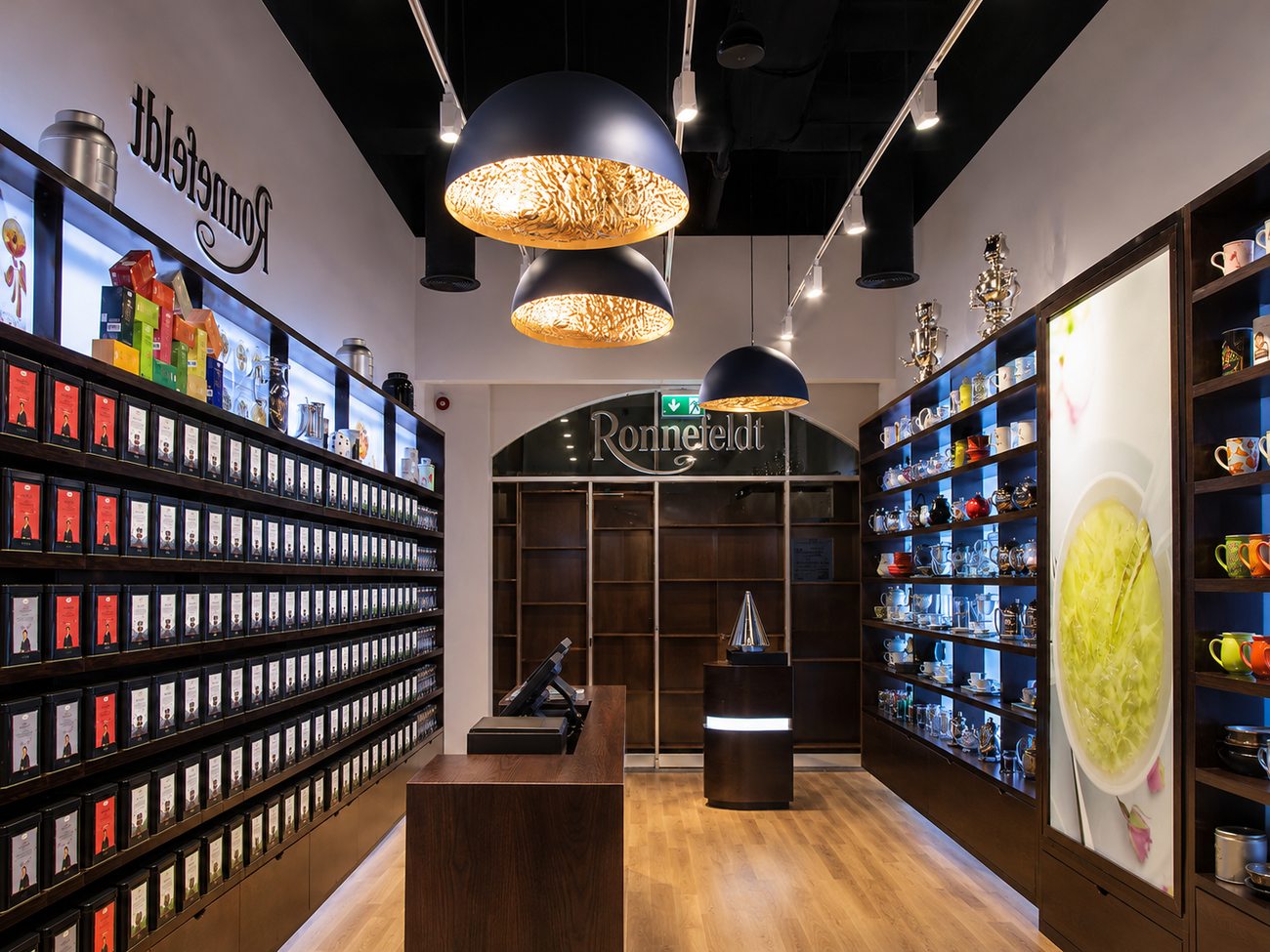 Central View, Tea Wall & Checkout, Ronnefeldt, Mercato Mall