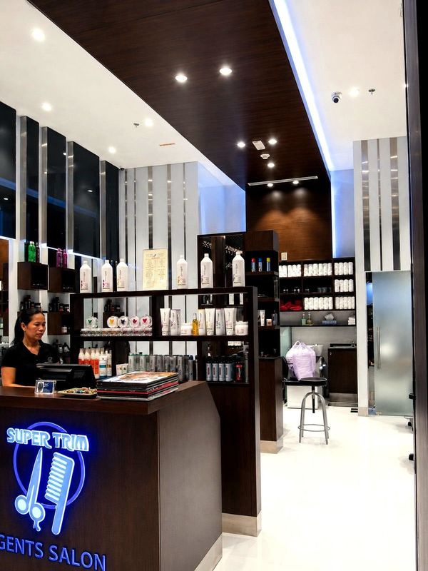 Super Trim Gent's Salon retail counter by Davies Group UAE