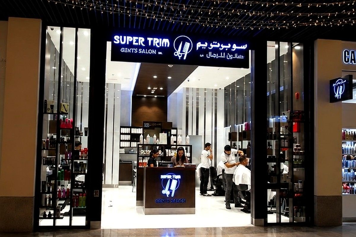 Super Trim Gent's Salon fit-out, The Dubai Mall