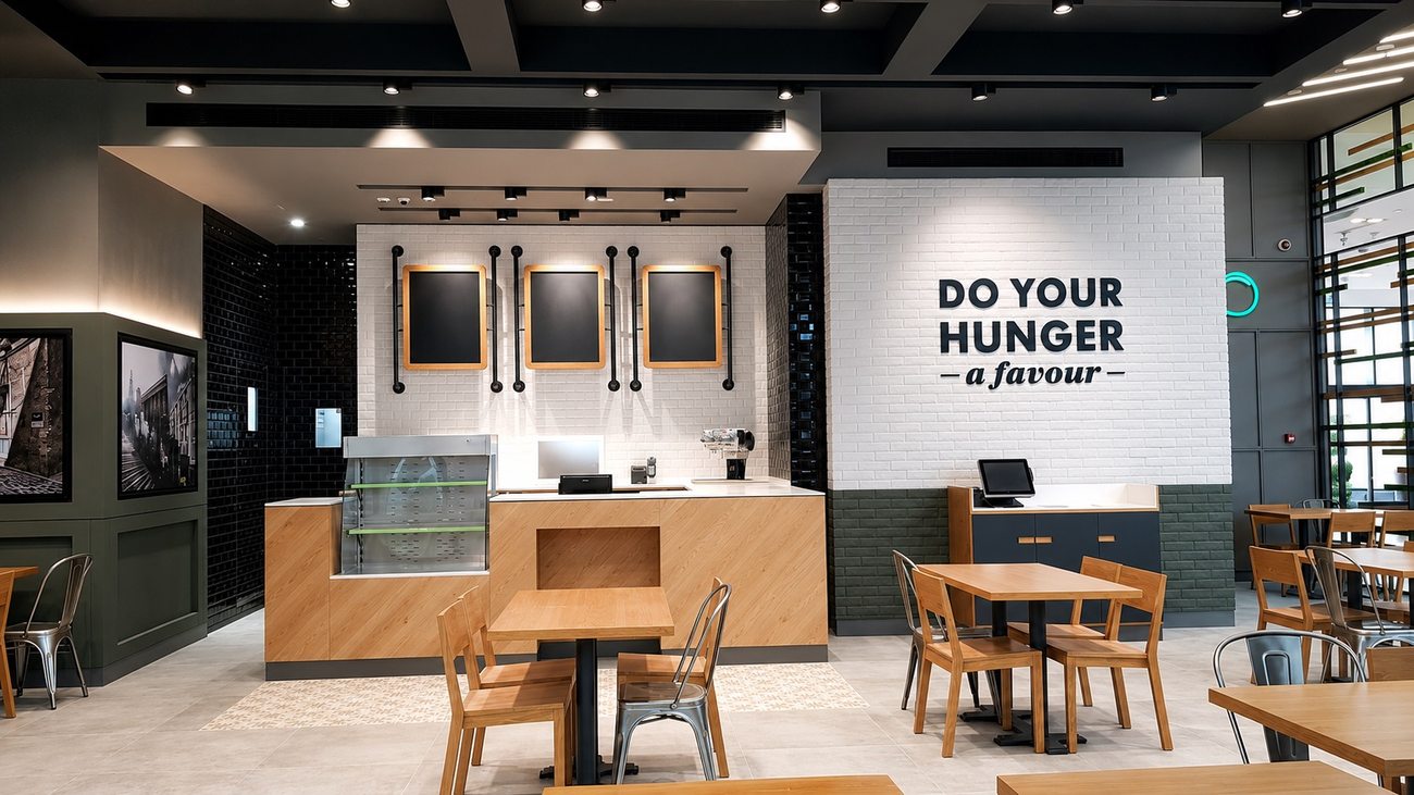 Zaatar w Zeit — Do Your Hunger a Favour Wall, Wide View